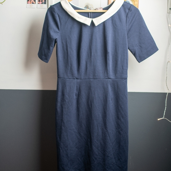 Beth Harmon Style Collared Dress - Picture 2 of 2